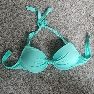 Teal bikini top